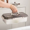 Stainless steel rectangular refrigerator sealed storage box, kimchi box, cold storage box, picnic takeout hand-held square box, fresh-keeping box Application Scenario